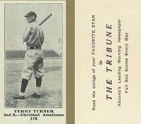 1916 Altoona Tribune #176 Terry Turner Baseball Card