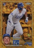 2023 Topps Gilded Collection #10 Vinnie Pasquantino Wave Gold Etch Baseball Card