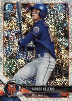2018 Bowman Draft #BDC6 Jarred Kelenic Chrome-Batting-Sparkles Baseball Card