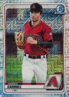 2020 Bowman Chrome Mega Box #BCP222 Corbin Carroll Baseball Card