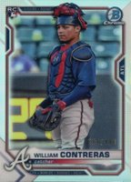 2021 Bowman Chrome #38 William Contreras Refractor Baseball Card