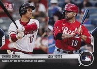 2021 Topps Now #604 Joey Votto/Shohei Ohtani Baseball Card