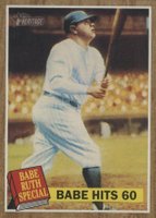 2011 Topps Heritage  #139 Babe Hits 60/Babe Ruth Baseball Card