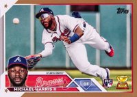 2023 Topps #226 Michael Harris II Gold Baseball Card