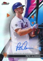 2021 Topps Finest Finest Autographs #PA Pete Alonso Baseball Card