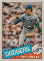 1985 Topps #291 Bob Welch Baseball Card