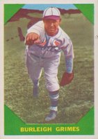1960 Fleer Baseball Greats #59 Burleigh Grimes Baseball Card