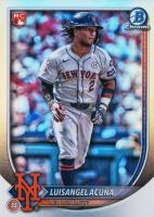 2025 Bowman #83 Luisangel Acuna Red Rookie Redemption Baseball Card