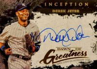 2021 Topps Inception Dawn of Greatness Autographs #DJ Derek Jeter Inception 1/1 Baseball Card