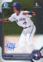 2022 Bowman Chrome Prospect Autographs #CPAMGZ Martin Gimenez Baseball Card