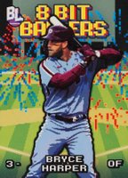 2023 Topps Big League 8-Bit Ballers #8B14 Bryce Harper Baseball Card