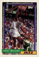 1992 Topps #20 Karl Malone Basketball Card