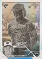 2023 Topps Chrome Update #USC208 Gunnar Henderson Negative Refractor Baseball Card