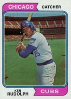 1974 Topps #584 Ken Rudolph Baseball Card