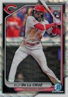2024 Bowman Chrome #42 Elly de La Cruz Wave Refractor Baseball Card