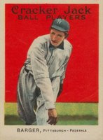 1914 Cracker Jack #141 Cy Barger Baseball Card