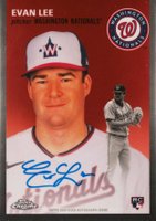 2023 Topps Chrome Platinum Anniversary Autographs #EL Evan Lee Baseball Card
