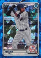 2020 Bowman Chrome Sapphire Edition #BCP51 Everson Pereira Baseball Card