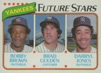 1980 Topps #670 Yankees Future Stars Baseball Card