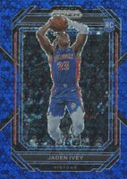 2022 Panini Prizm #256 Jaden Ivey Blue Fast Break Basketball Card