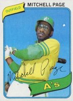 1980 Topps #586 Mitchell Page Baseball Card