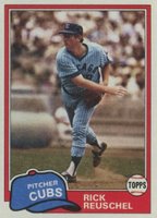 1981 Topps #645 Rick Reuschel Baseball Card