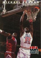 1992 Skybox USA #43 Michael Jordan/NBA All-Star Record Basketball Card