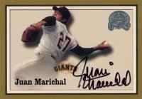 2000 Fleer Greats # Juan Marichal Autographed Baseball Card