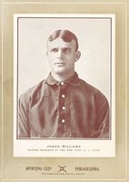 1902 Sporting Life Cabinets #685 Jimmy Williams New York, AL, 1903-Uniform Baseball Card