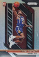 2018 Panini Prizm #289 Mikal Bridges Silver Prizm Basketball Card