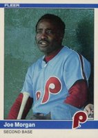 1984 Fleer #43 Joe Morgan Baseball Card