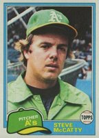 1981 Topps #503 Steve McCatty Baseball Card