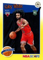 2019 Panini Hoops #295 Coby White Yellow Basketball Card
