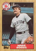 1987 Topps Tiffany #150 Wade Boggs Baseball Card