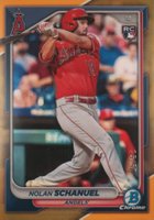 2024 Bowman Chrome #47 Nolan Schanuel Gold Refractor Baseball Card