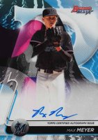 2020 Bowman's Best Best of 2020 Autographs #B20MME Max Meyer Baseball Card