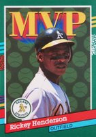 1991 Donruss #387 Rickey Henderson Baseball Card