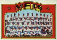 1972 Topps #362 New York Mets Team Baseball Card