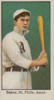 1909 American Caramel # Frank Baker Baseball Card