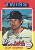 1975 Topps Mini #127 Glenn Borgmann Baseball Card
