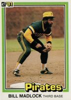 1981 Donruss #252 Bill Madlock Baseball Card