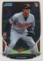 2013 Bowman Chrome #205 Manny Machado Baseball Card