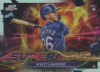 2024 Topps Chrome Cosmic Supernova #13 Wyatt Langford Baseball Card