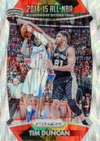 2015 Panini Prizm #399 Tim Duncan Flash Prizm Basketball Card