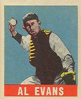 1948 Leaf #22 Al Evans Baseball Card