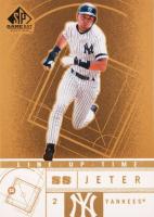 2001 SP Game Bat Line Up Time #LT11 Derek Jeter Baseball Card