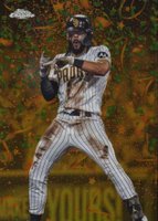 2023 Topps Chrome Update Celebracion #C20 Fernando Tatis Jr. Gold Baseball Card