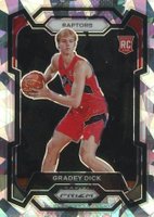 2023 Panini Prizm #134 Gradey Dick Ice Basketball Card