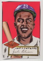 2020 Topps Project 2020 #3 Jackie Robinson/Naturel Baseball Card