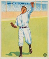 1933 Goudey #216 Vernon Gomez Baseball Card